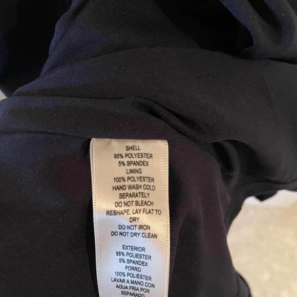 Elija J Midnight Blue Sparkle Gown - Picture 6 of 8